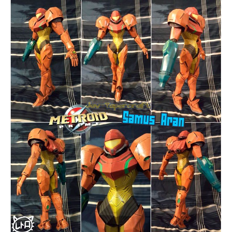 Metroid Prime Samus Papercraft