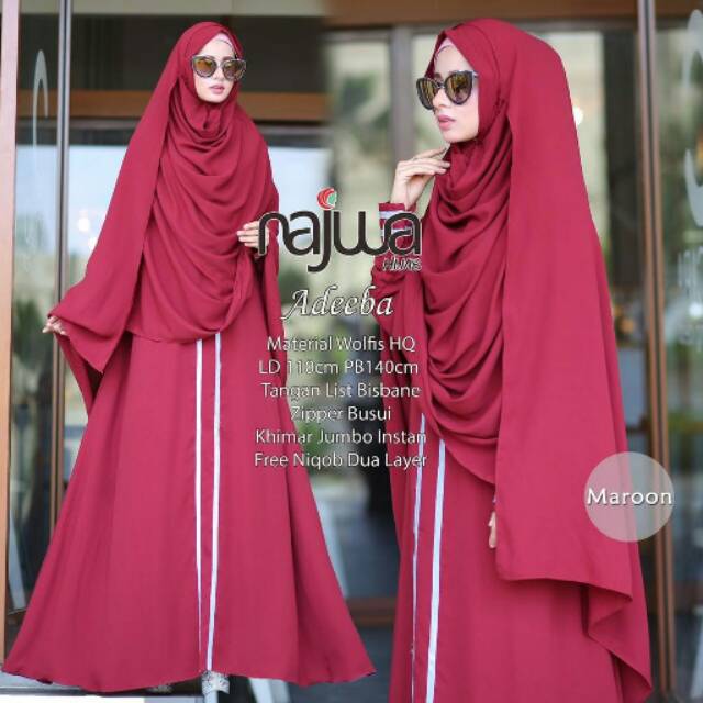 Gamis set Syar'i Layla ori najwa