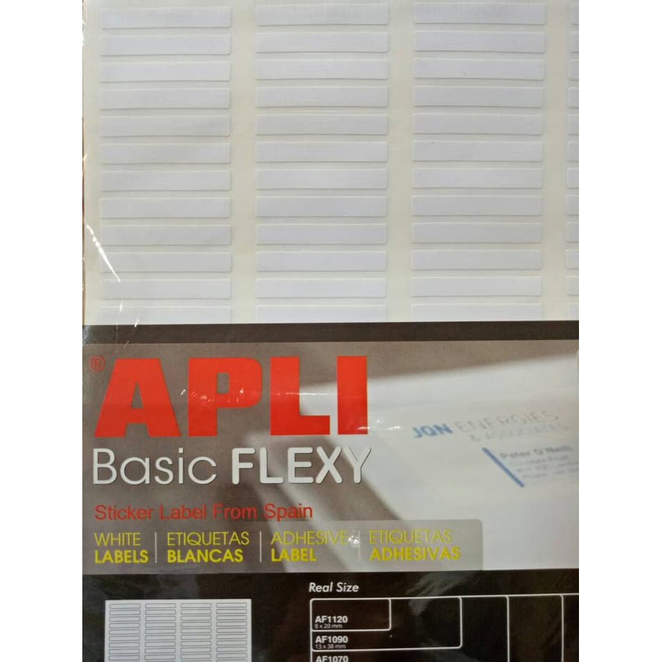 Jual Stiker Label Basic Flexy Apli X Mm Indonesia Shopee Indonesia