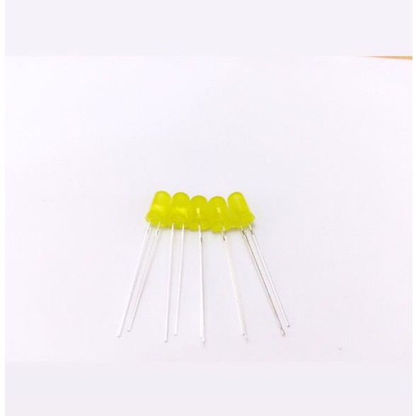 100PCS LAMPU LED 5MM LED Diode MERAH KUNING HIJAU 5MM