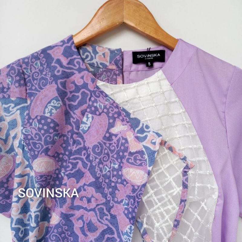 Dress Batik WT 22 Lilac