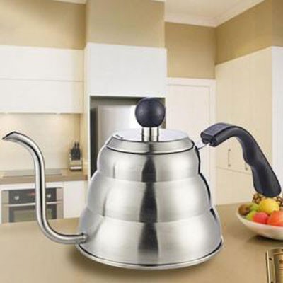 Teko Barista Coffee Maker Pot V60 Drip Kettle 1000ml - Silver