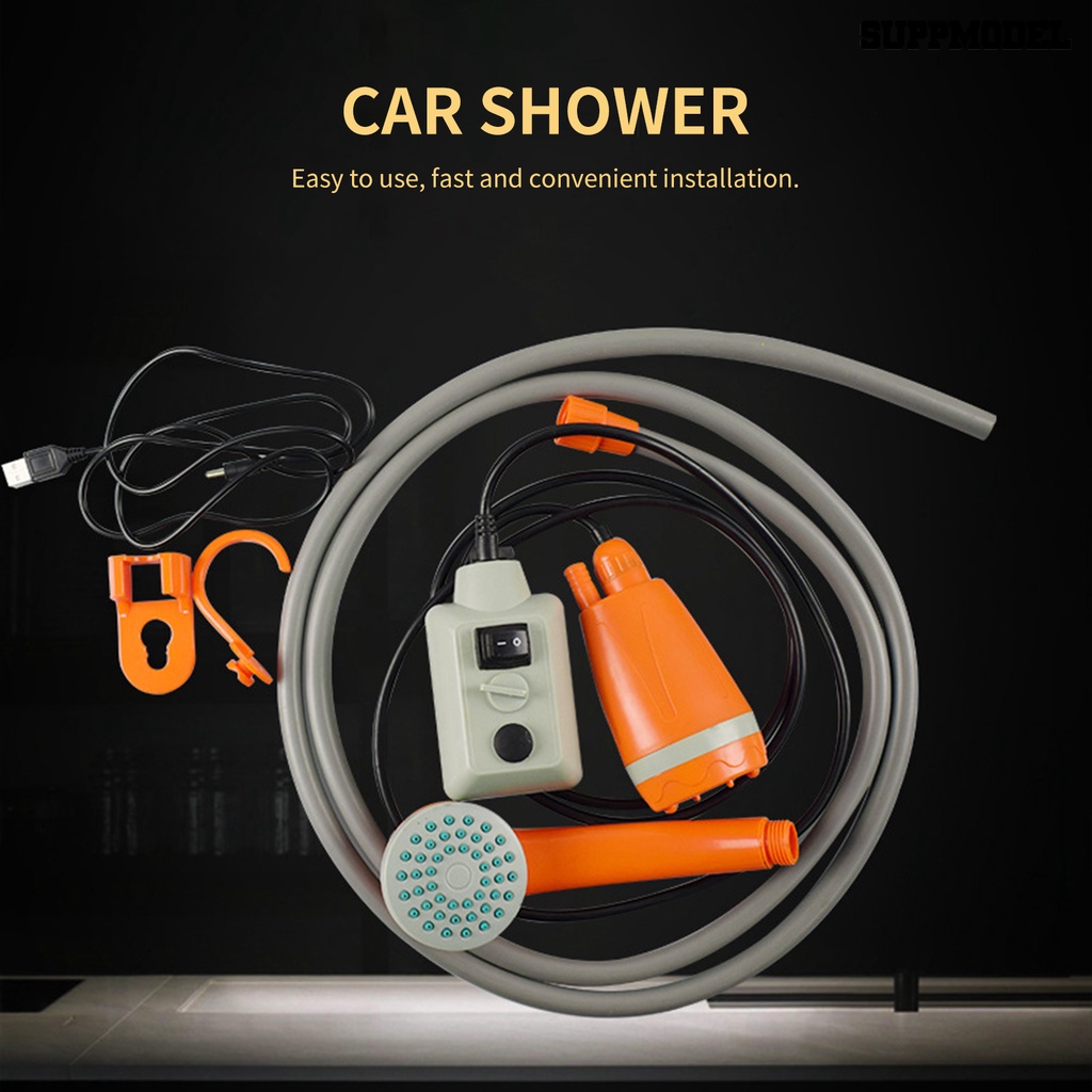 Set Shower Mandi High Power Bahan Plastik Untuk Camping