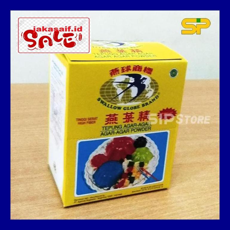 

Jak5D0Yh Agar Agar Swallow Globe Brand 1 Box Isi 12 Sachet 7Gr D50Jaks