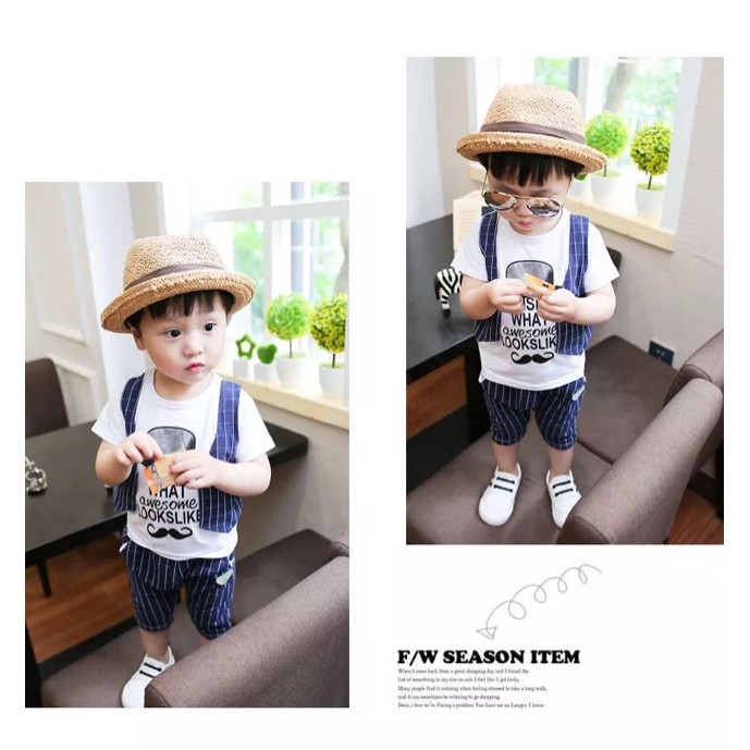 Baju Anak Bayi Laki Laki Setelan Rompi Tuxedo Bayi Baju Kondangan Bayi import Kms HAT MB