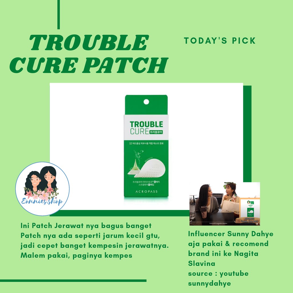 ACROPASS TROUBLE CURE MICRONEEDLE PIMPLE PATCH ( 6 patch + 6 swab ) | PATCH JERAWAT KOREA