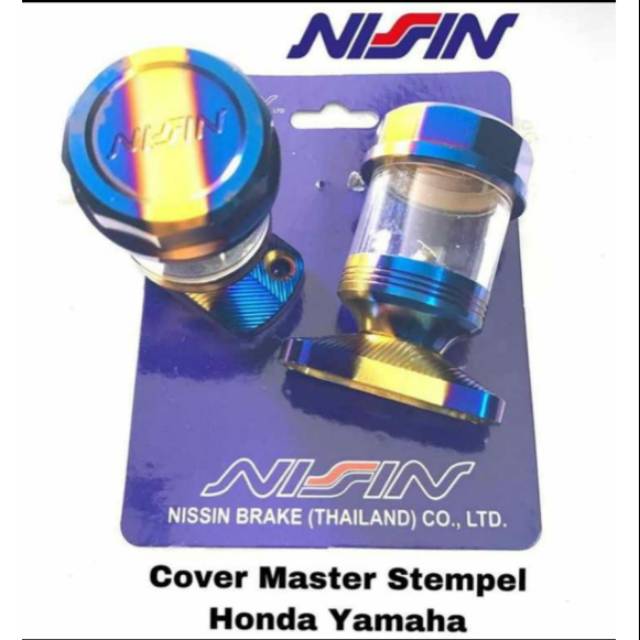 

Tutup minyak rem stempel transparan two tone