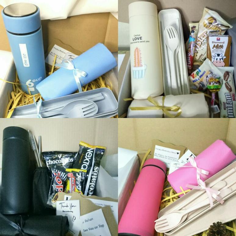 

Hampers Kado Ulang Tahun Wisuda Anniversary Valentine Traveling Cowok Cewek