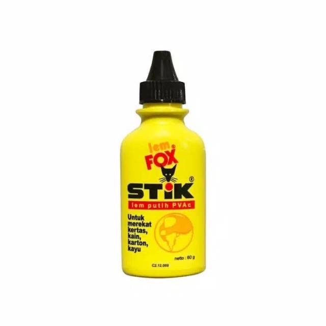 

Lem Fox Stick PVaC 60 gram/Lem PVaC putih