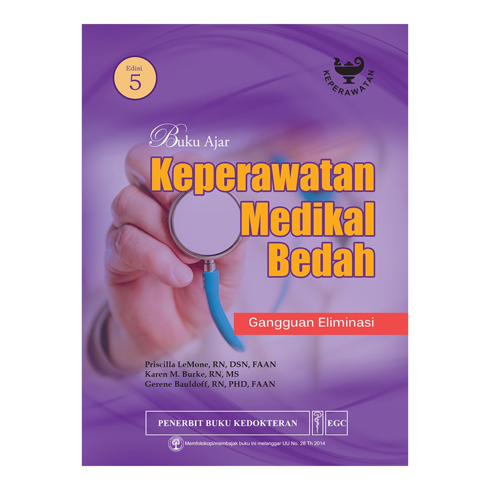 Jual Buku KMB ORIGINAL - Buku Ajar Keperawatan Medikal Bedah Gangguan ...