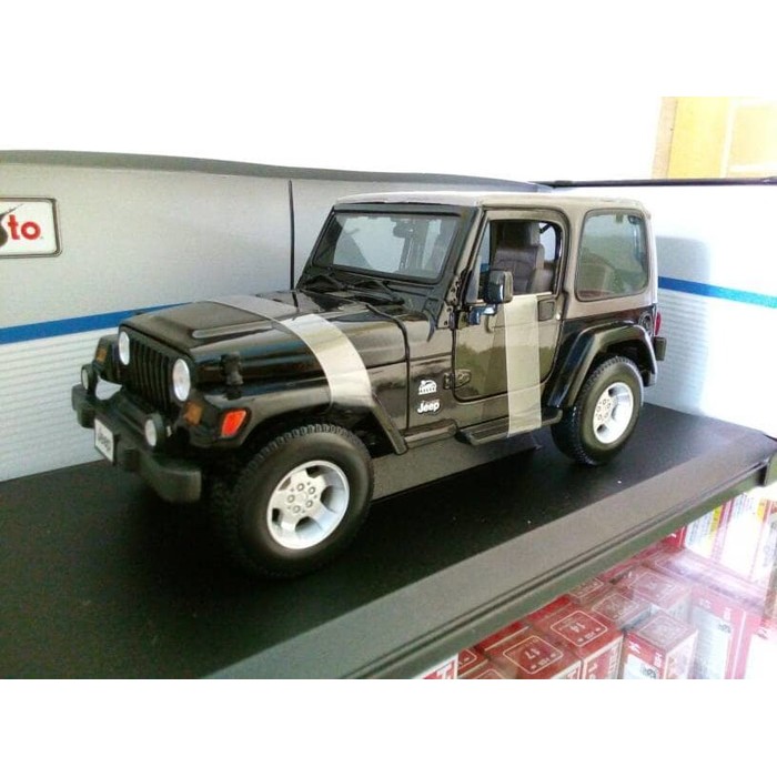 DIECAST MINIATUR MOBIL JEEP WRANGLER SAHARA ASLI ORIGINAL MAISTO SPESIAL EDITION HARGA MURAH