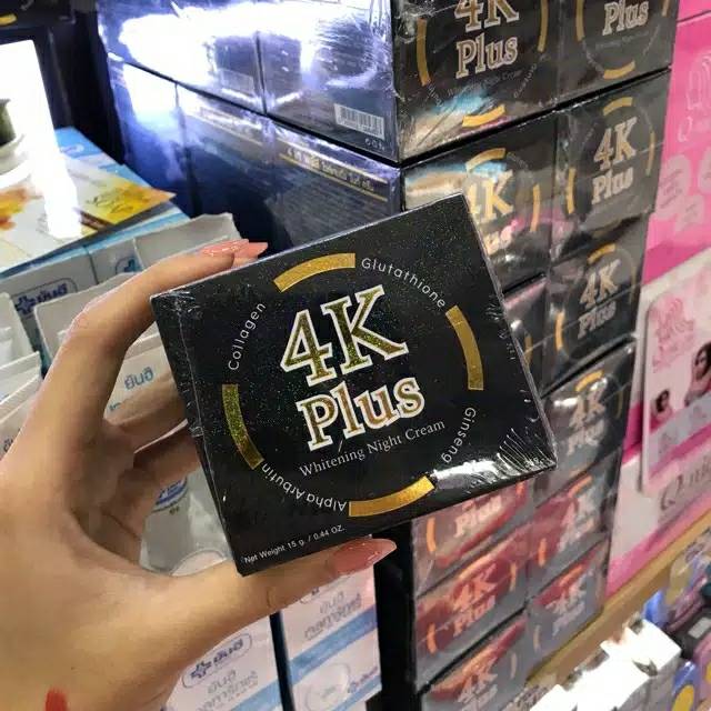 Po 4k plus whitening night cream