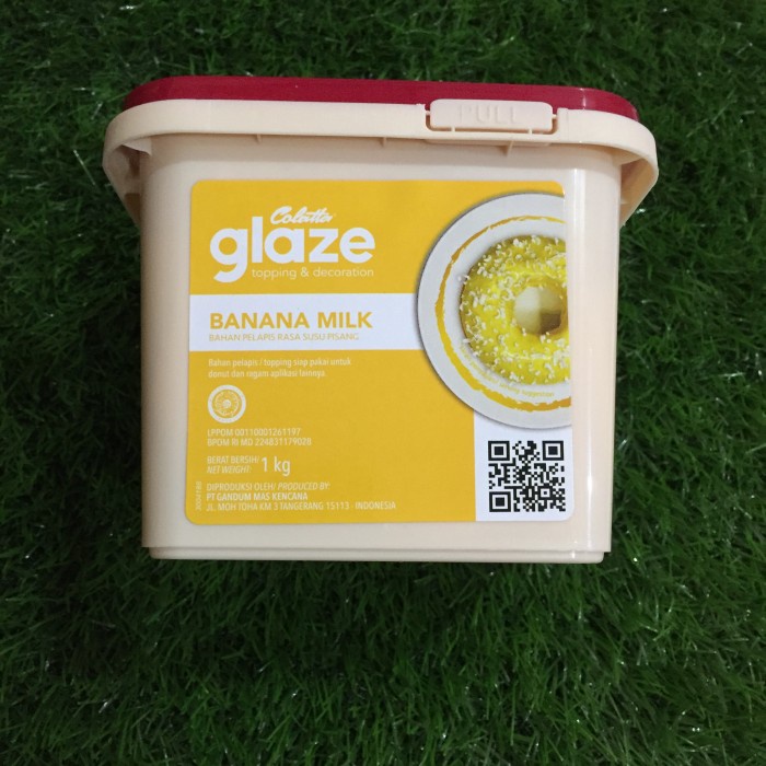 

Toping donat glaze chollata rasa banana milk/ 1kg