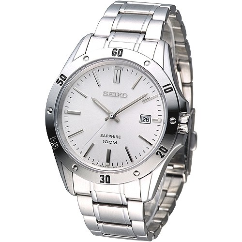 Seiko Mens SGEG51P1 Quartz Clasic Silver SS Bracelet | Jam Pria SGEG51