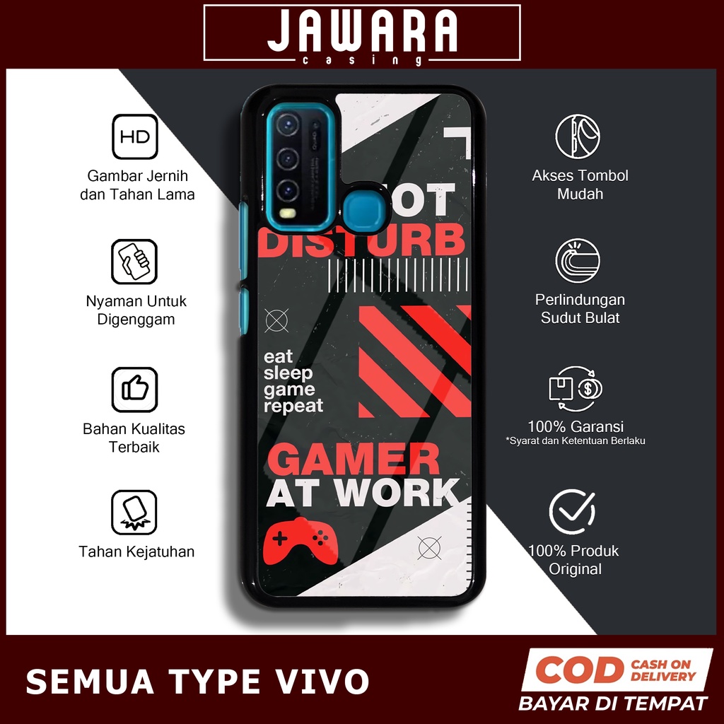 Case Vivo Y30 Y50 Case Hp Vivo Y30 Y50 Premium Glossy Jawara Casing [GAME] Casing Hp Vivo Y30 Y50 Ae