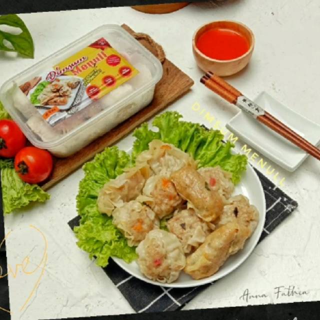 

Dimsum menull dgn 5 varian isi dan bentuk yg enak, empuk dan tdk bikin eneg