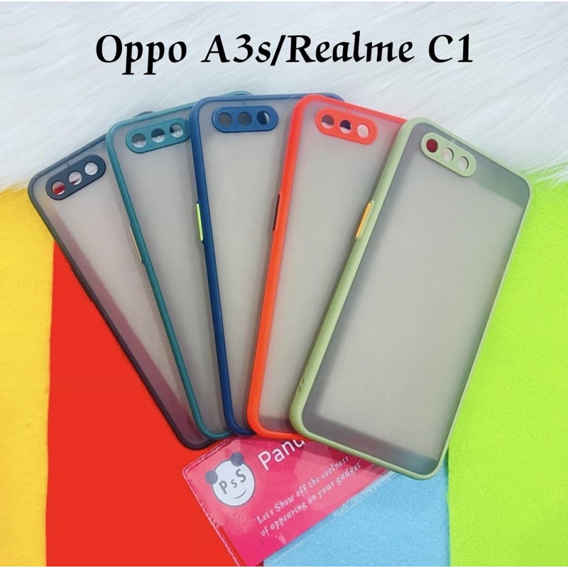 Case Oppo A3s / Realme C1 My choice Polos + Ring Kamera / Pelindung Kamera (PsS)