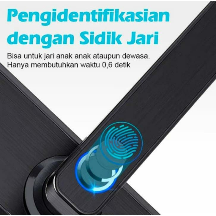 KUNCI PINTU DIGITAL - DIGITAL DOOR LOCK - FINGERPRINT - SIDIK JARI