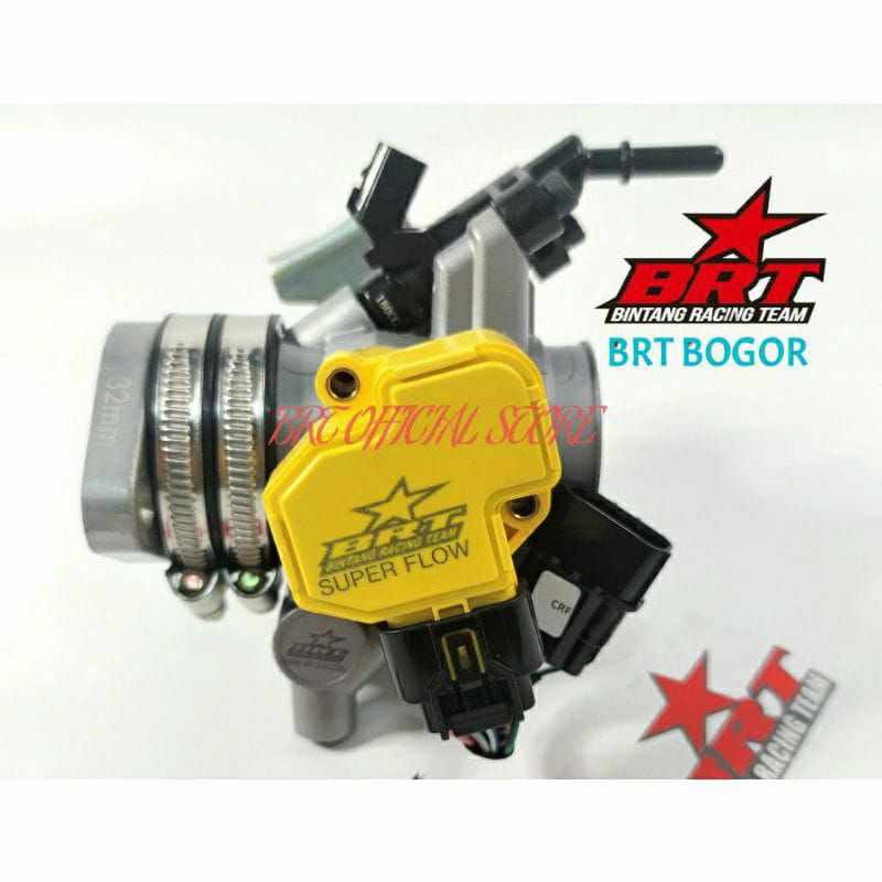 THROTTLE BODY BRT CRF JUMBO 150 SINGLE INJECTOR  SIZE 38 40 42 MM TB CRF BRT ORIGINAL PAKET TB CRF 150 1 SET