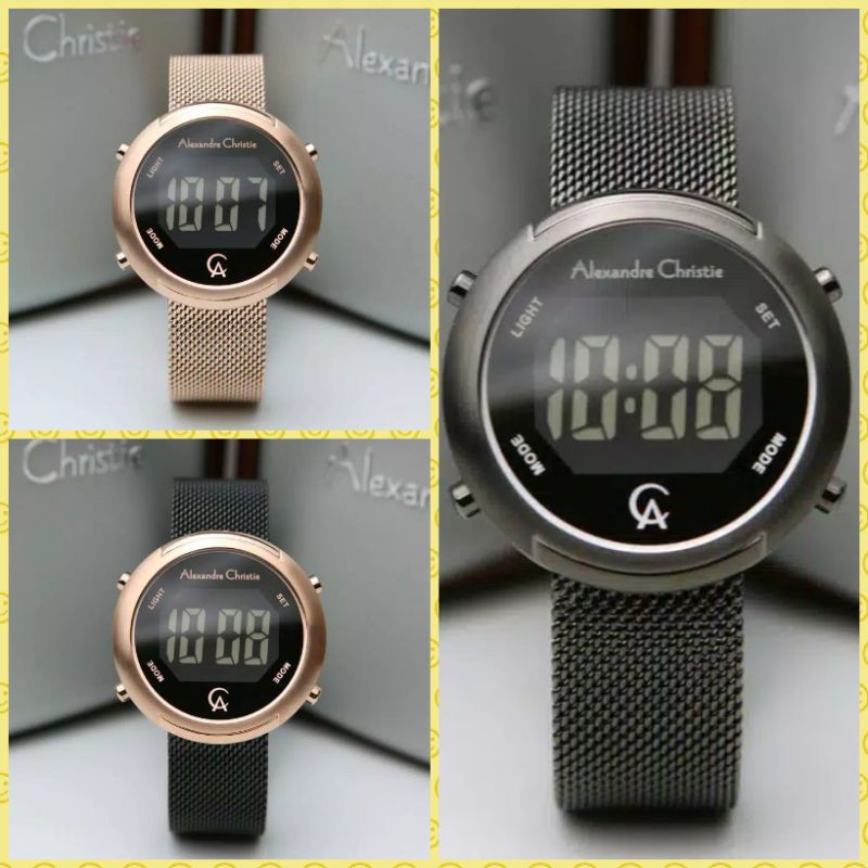 JAM TANGAN CEWEK // JAM TANGAN WANITA ALEXANDRE CHRISTIE AC 9337 AC9337 9337 DIGITAL ORIGINAL