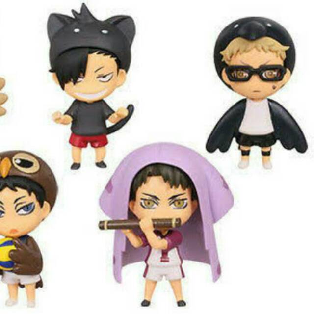 Haikyuu Volleyball Mascot Swing Keychain Figure Wakatoshi Ushijima