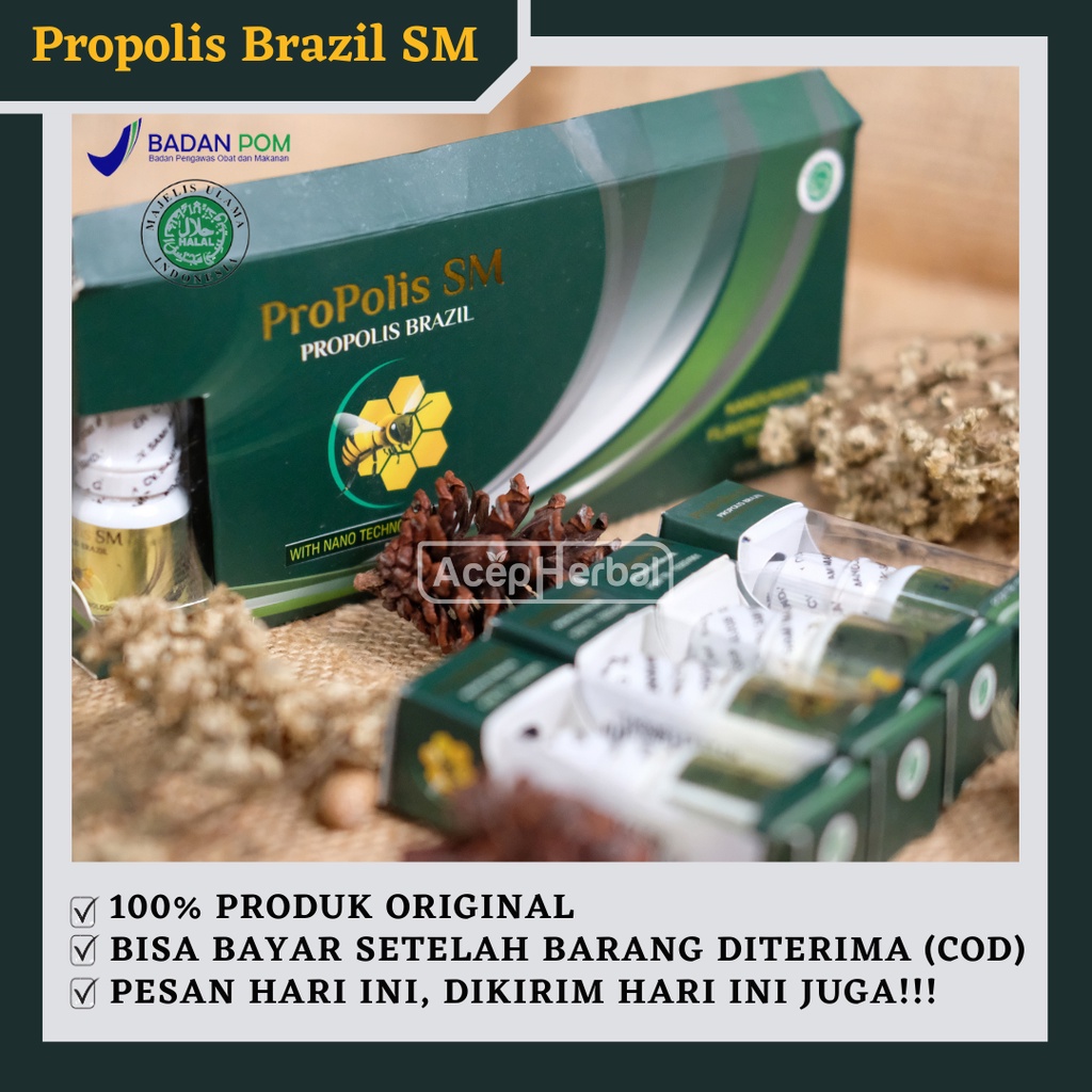 Obat Asam Lambung Kronis Asam Lambung Naik Ke Tenggorokan Maag Kronis Maag Akut Lambung Perih Luka Lambung Radang Lambung Infeksi Lambung Gerd Lambung Menurunkan Asam Lambung Bengkak Perut Kembung Sering Sendawa dgn Propolis Brazil SM Herbal 100% Alami-7