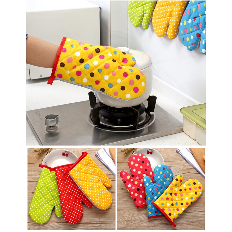 Sarung Tangan Oven Anti Panas Sarung Tangan Tahan Panas Sarung Tangan Masak Oven Gloves