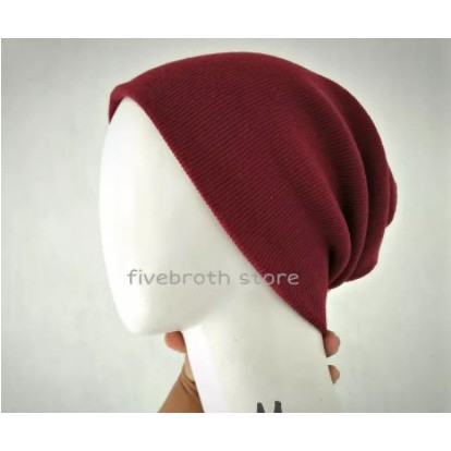 Kupluk Beanie Hat Polos Distro fashion pria dan wanita dewasa keren murah (COD) Terbaru