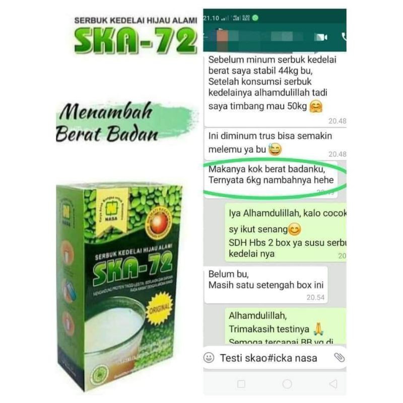 

SUSU PENGGEMUK BADAN NASA