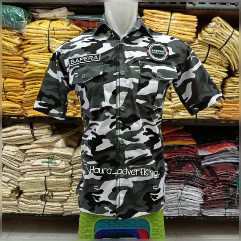 Kemeja lengan pendek BAPERA