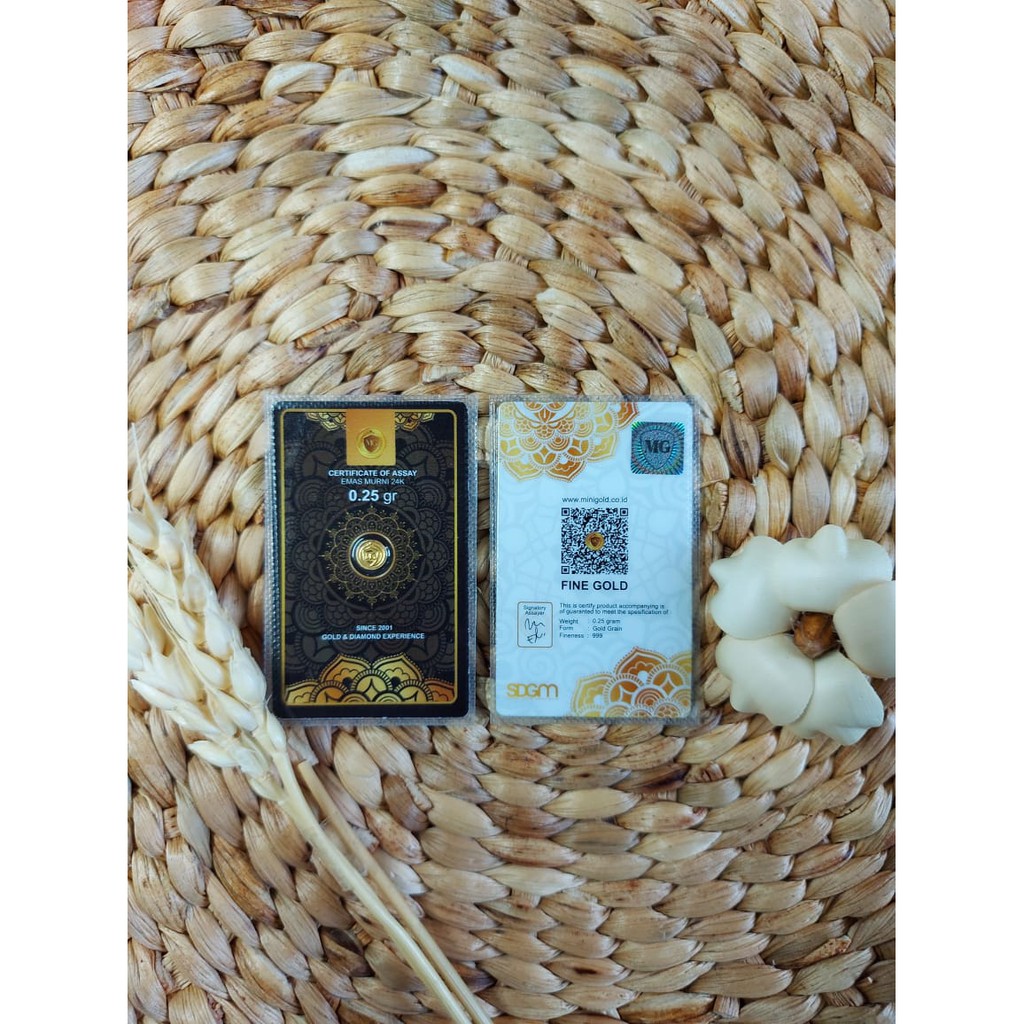 MINI GOLD 0.25 GRAM EMAS BATANGAN 24 K