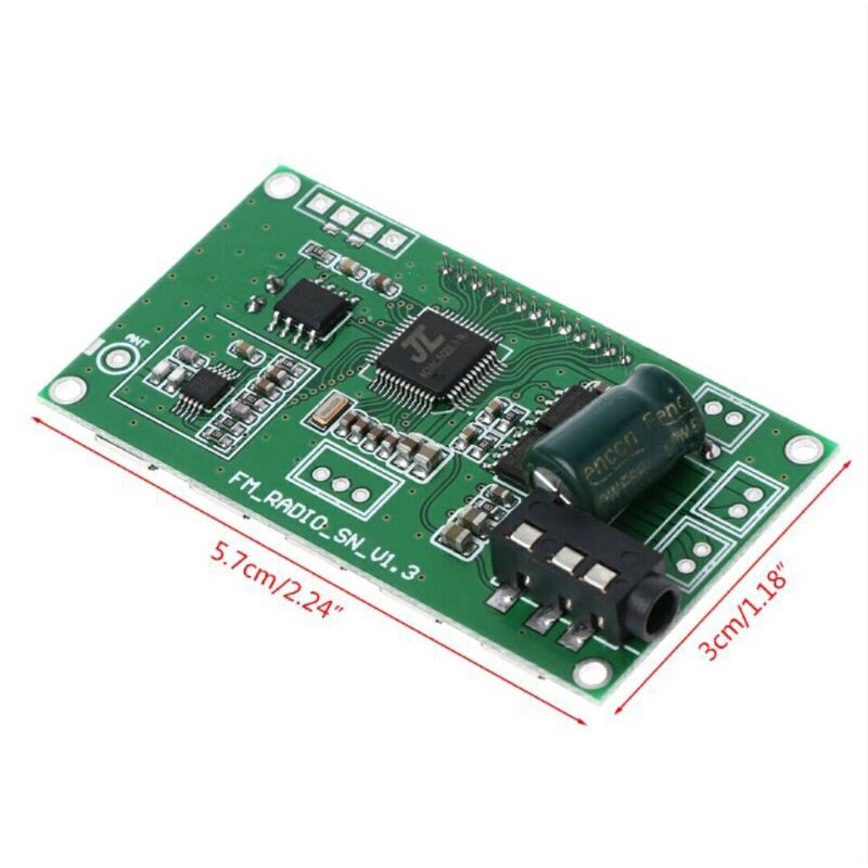 Radio FM Stereo 2x5Watt Receiver Modul PLL DSP 87.0MHz-108.0MHz or 76.0MHz-108.0MHz + Mini Amplifier