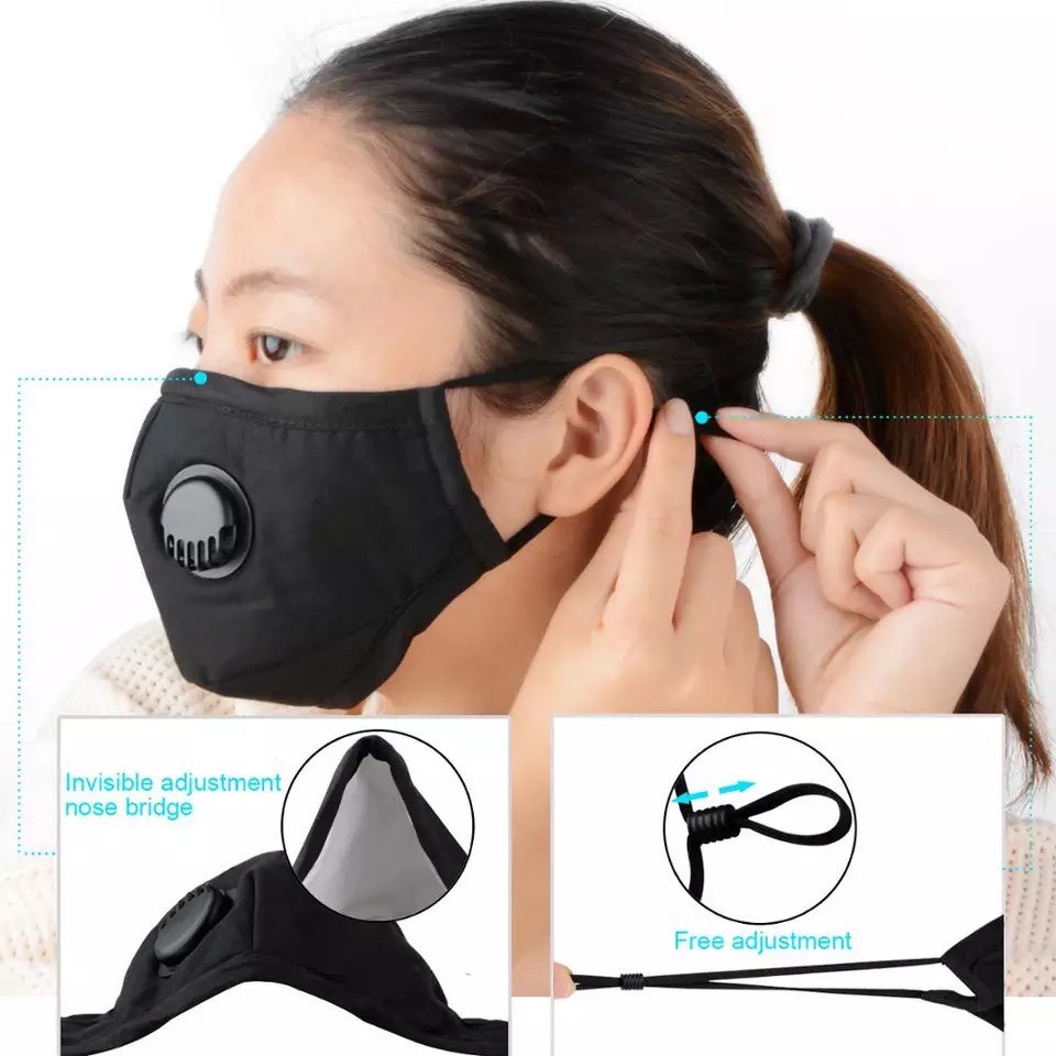 Masker N95 Anti Virus Dengan Filter Karbon Aktif PM 2.5 KMK06