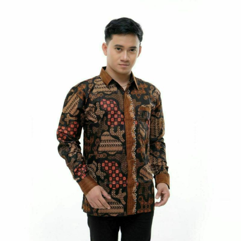 KEMEJA HEM BATIK TERLARIS DAN TERMURAH BERKUALITAS bfj 003 new