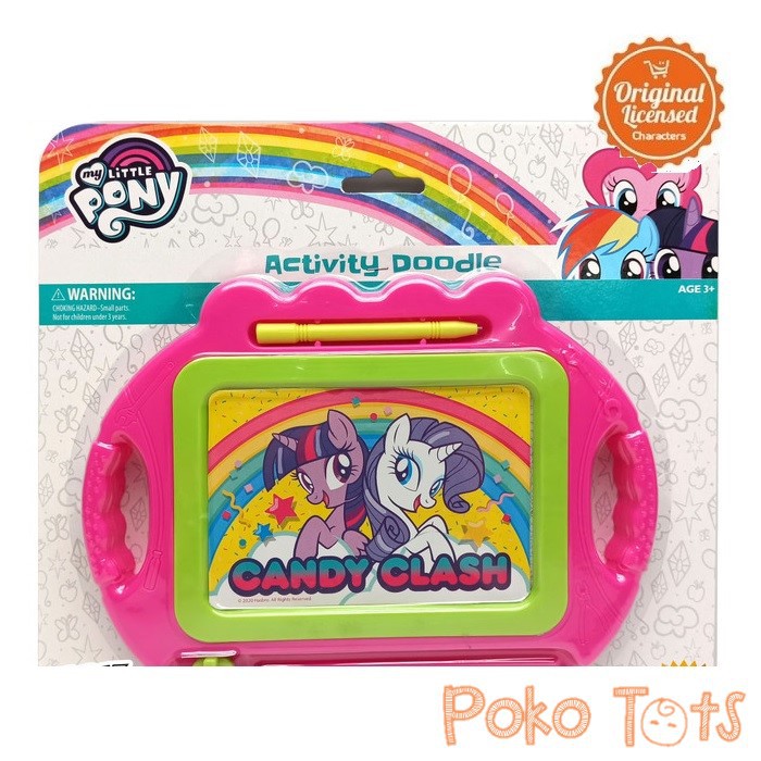 Happy Toon My Little Pony Doodle Drawing Board Color Papan Gambar Warna