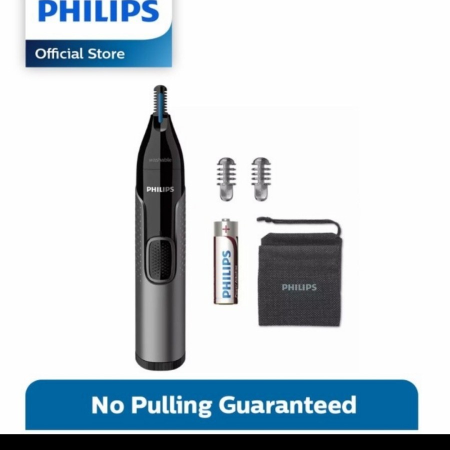 Philips NT 3650 memangkas bulu hidung, telinga, dan alis. NOSETRIMMER