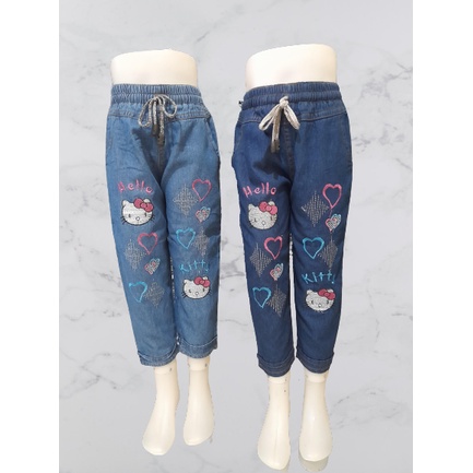 celana jeans anak perempuan karakter jeans anak anak denim