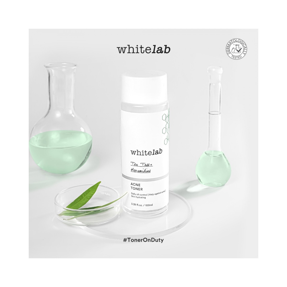 [ORI] Whitelab Face Acne Toner Series dengan Kandungan Utama Tea Tree + Hexamidine sebagai Anti Oksidan Membantu Mengontrol Produksi Minyak Berlebih Pada Wajah - BPOM