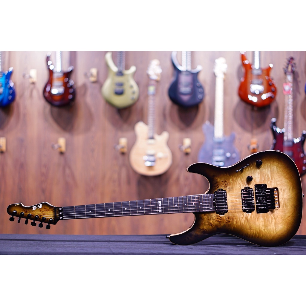 ESP E-II SN-2 Electric Guitar - Nebula Black Burst ES3614203