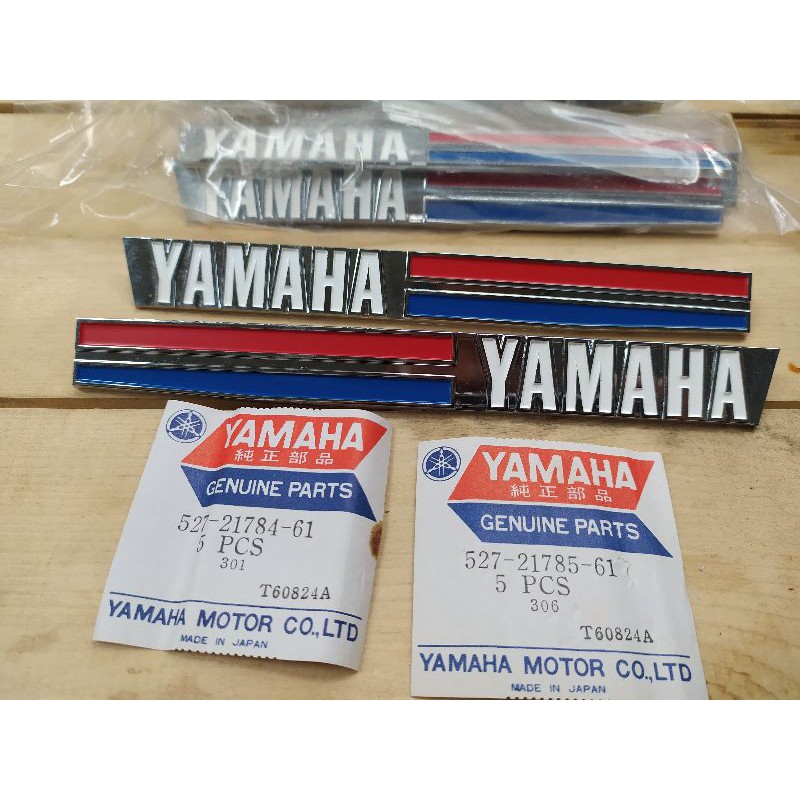 emblem yamaha v75 original nos japan