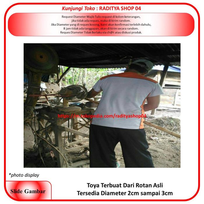 Toya Rotan 150cm - Kayu Rotan - Tongkat Rotan - Tongkat Pramuka Best Seller