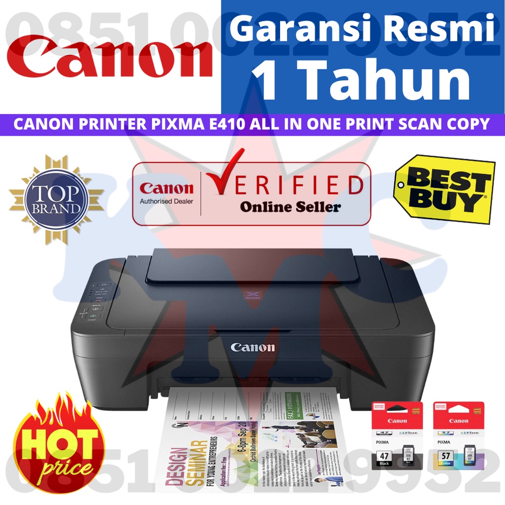 Canon Printer E-410 E410 E 410 Print Scan Copy