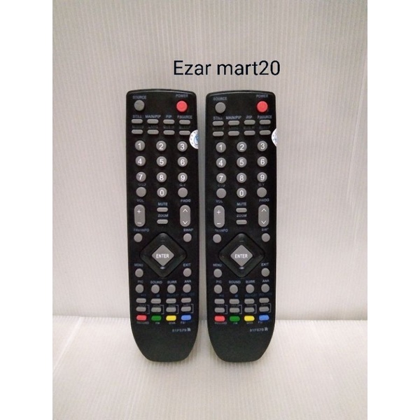 REMOTE TV POLYTRON LCD/LED TABUNG FLAT 81F579