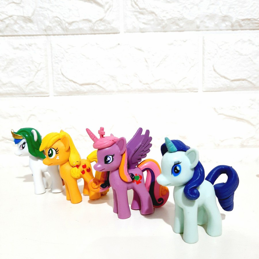 My Little Pony Set 12 Koleksi Figure Cake Topper kado mainan anak