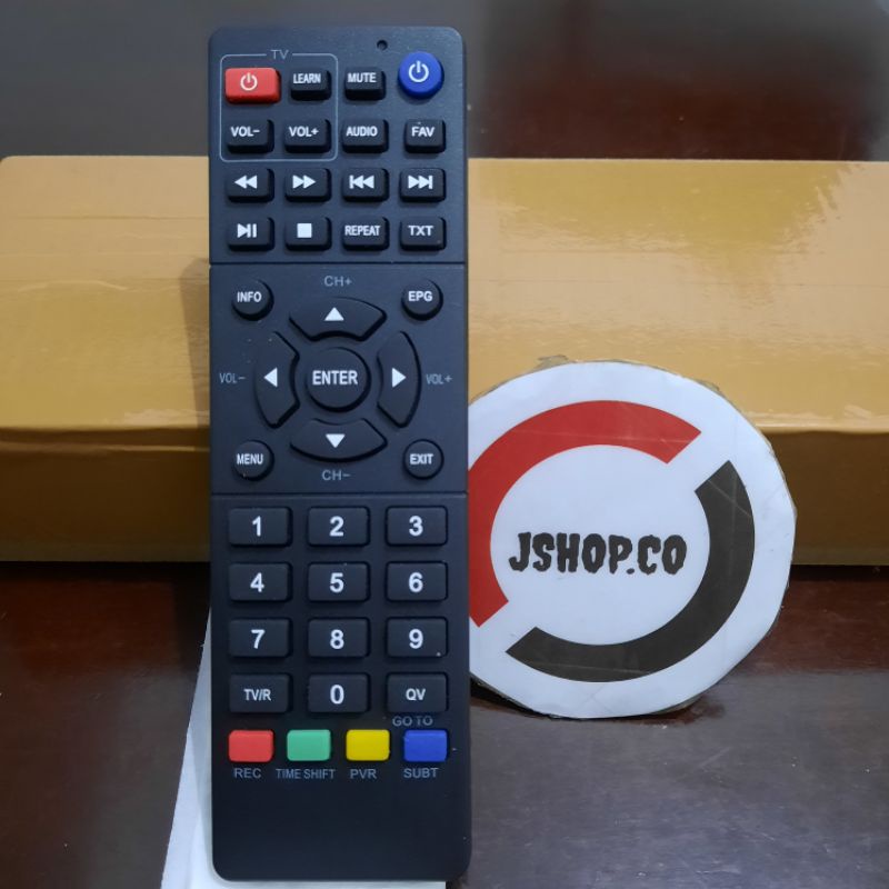 REMOTE/REMOT STB RECEIVER POLYTRON DVB T2 T-2 PDV 600/PDV 610