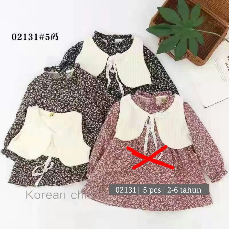 Dress 2in1 | Dress rompi | Tunik anak