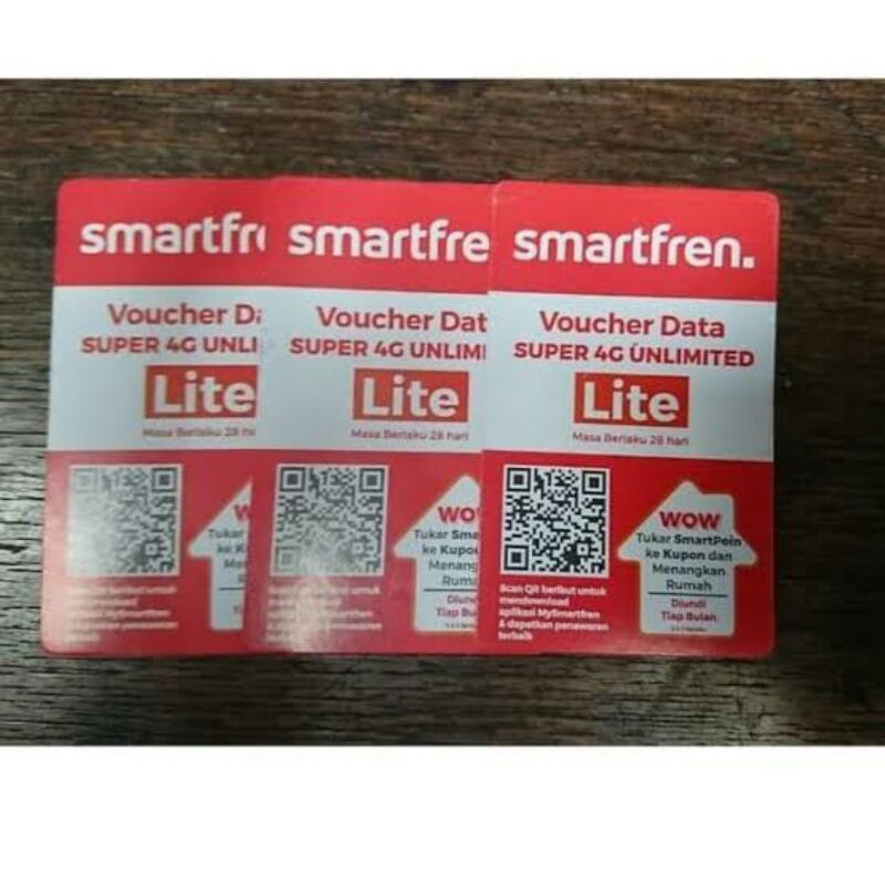 Voucher Smartfren Unlimited Lite FUP 500mb