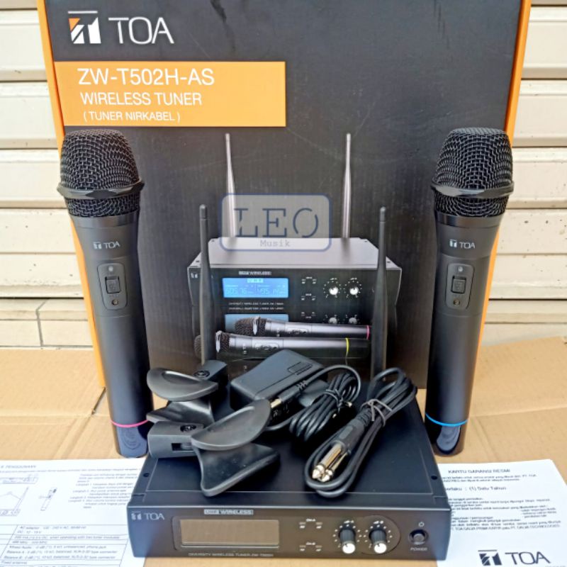 Jual TOA MICROPHONE ZW T502H AS ZWT502HAS WIRELESS MIC Shopee Indonesia