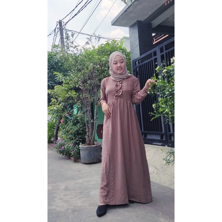 Gamis Import Crinkle Uragiri /Fashion muslim