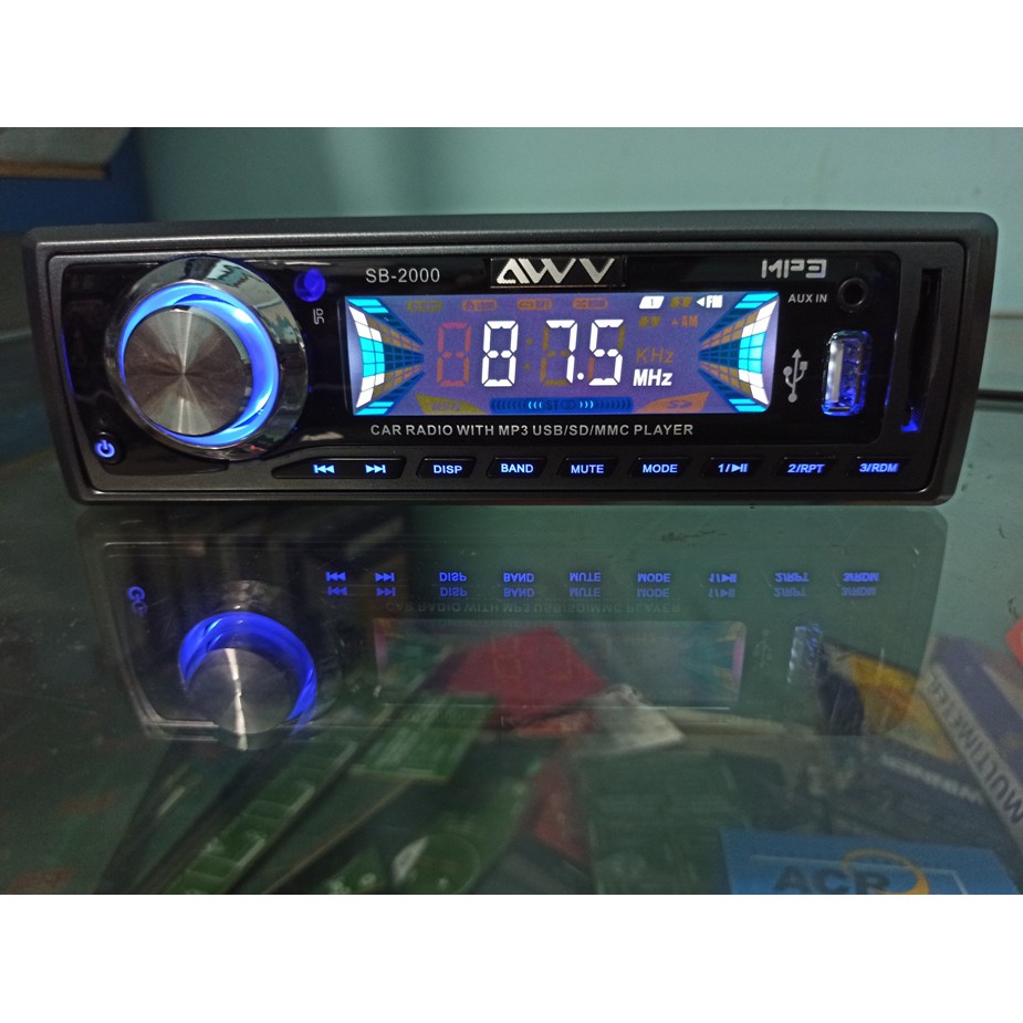 Tape Mobil HEADUNIT AWV MP3 USB RADIO MURAH BAGUS NEW TYPE